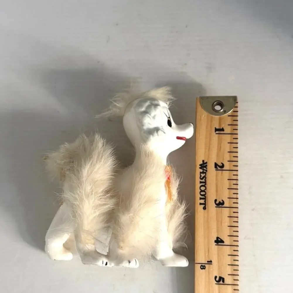 Vintage 1950’s ceramic poodle figurine made in Japan - Picture 5 of 12